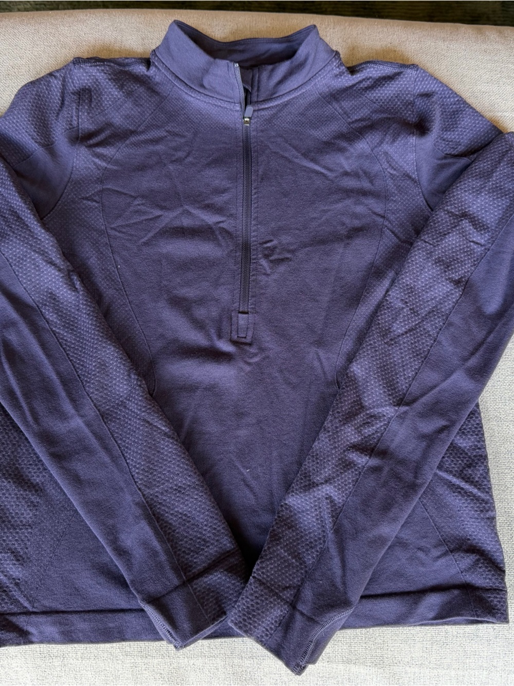 lululemon athletica Purple Half-Zip Pullover